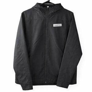 Port Authority Women’s XL Black Soft Shell Jacket Hooded Full Zip Fleece Lined